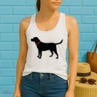 Labrador Retriever Black Women's Tank Top thumb 2