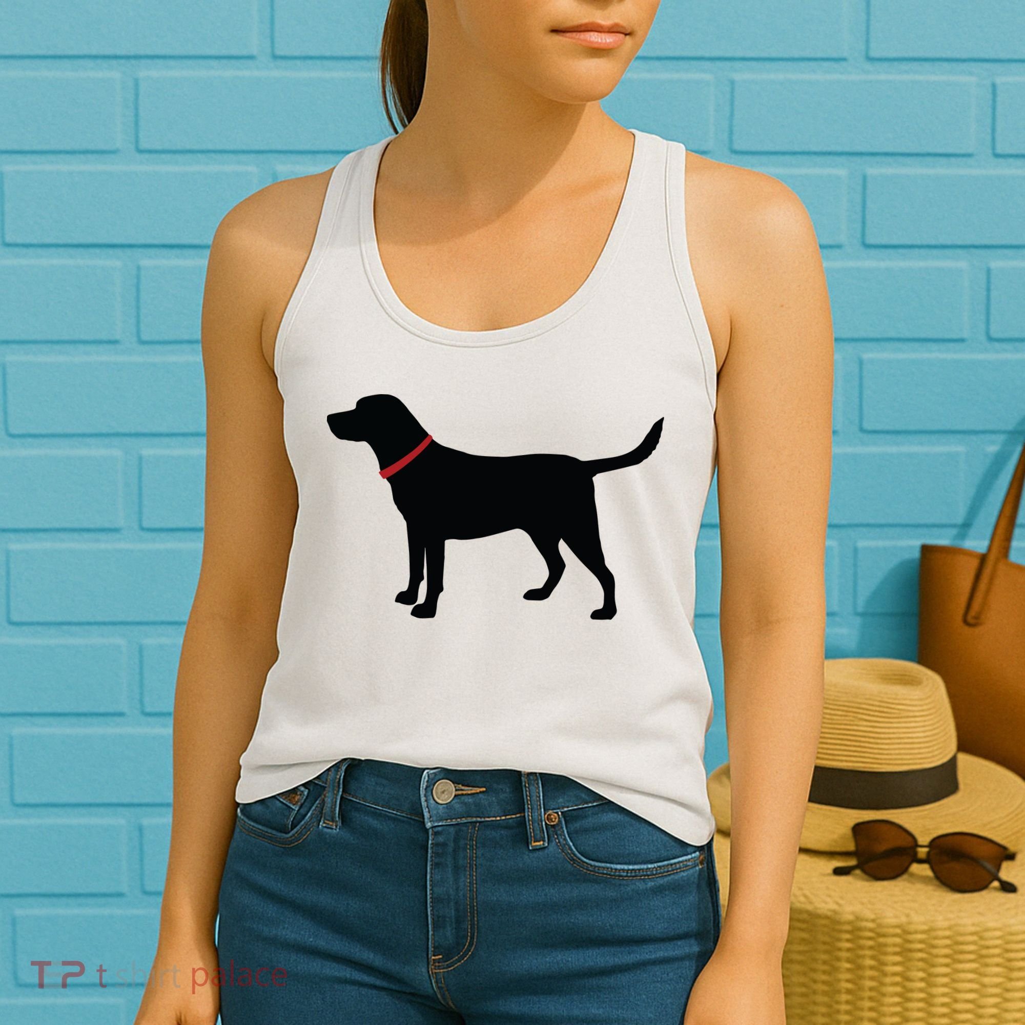 Labrador Retriever Black Women's Tank Top