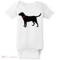 Labrador Retriever Black Baby Bodysuit thumb 0