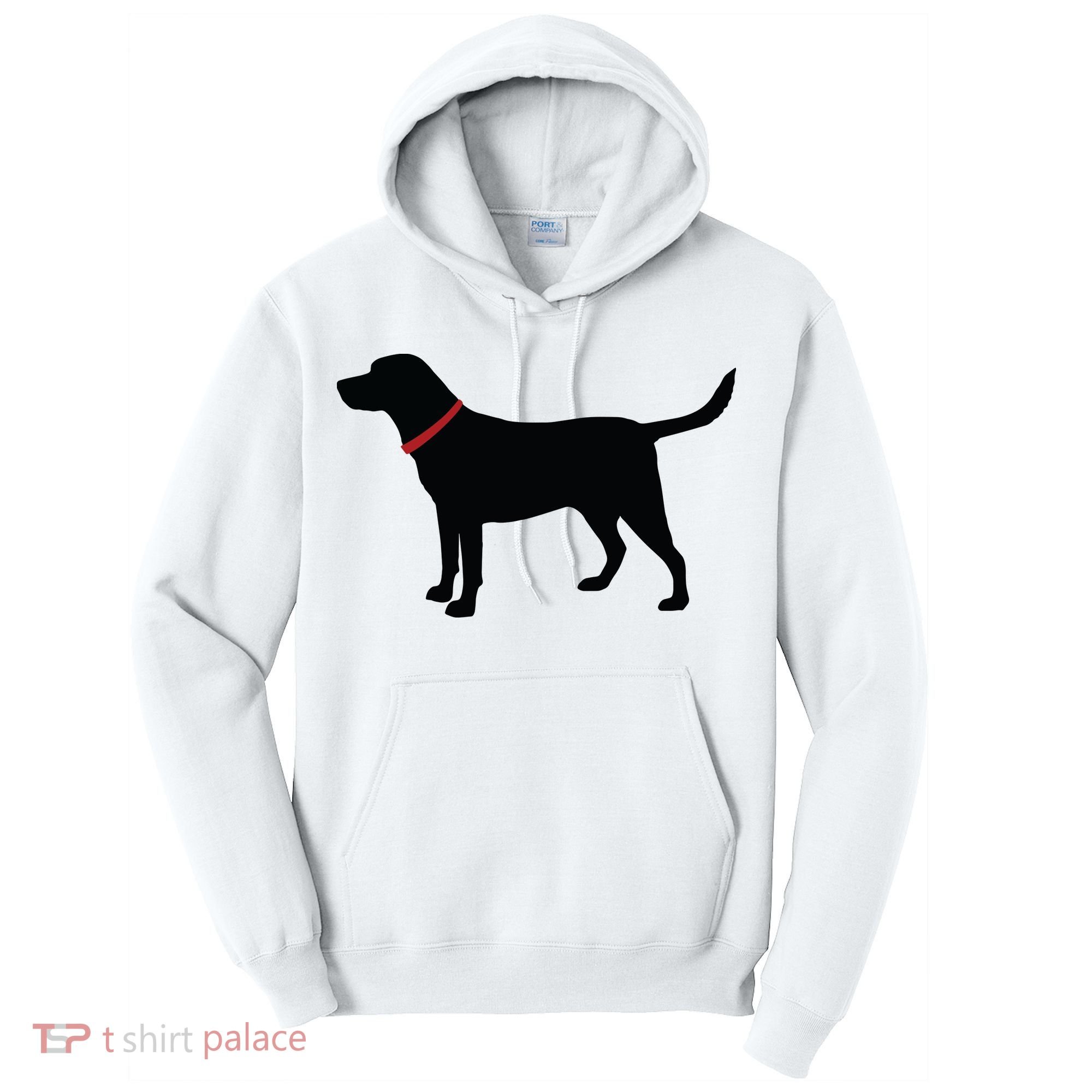 Labrador Retriever Black Tall Hoodie