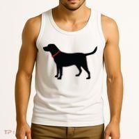Labrador Retriever Black Tank Top thumb 3
