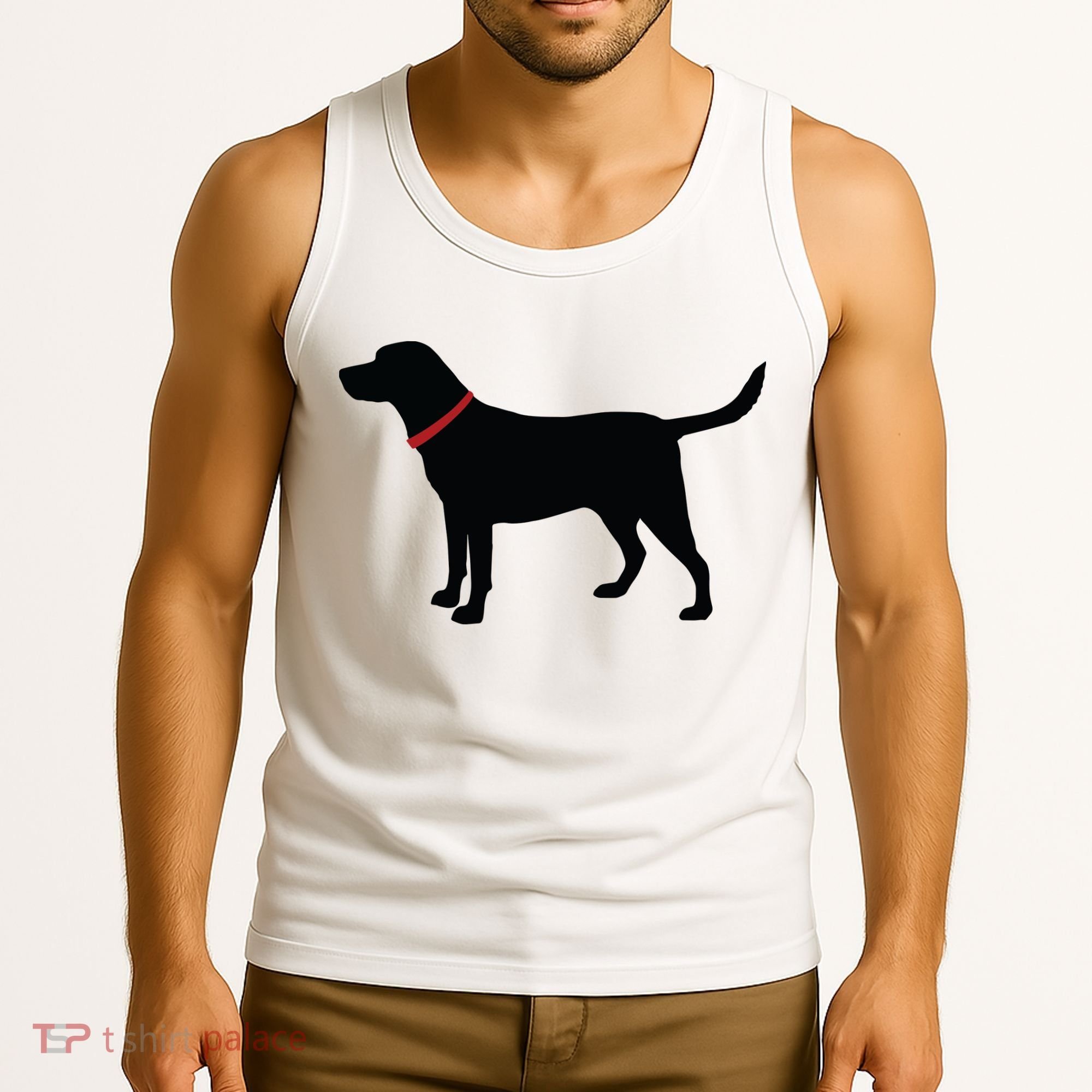 Labrador Retriever Black Tank Top
