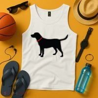 Labrador Retriever Black Tank Top thumb 4
