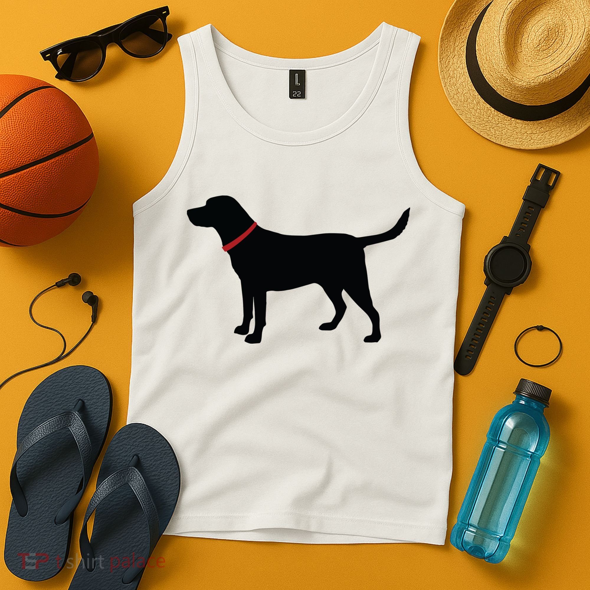 Labrador Retriever Black Tank Top
