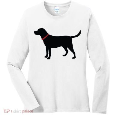 Labrador Retriever Black Women's Long Sleeve Shirt