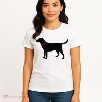 Labrador Retriever Black Women's T-Shirt thumb 4