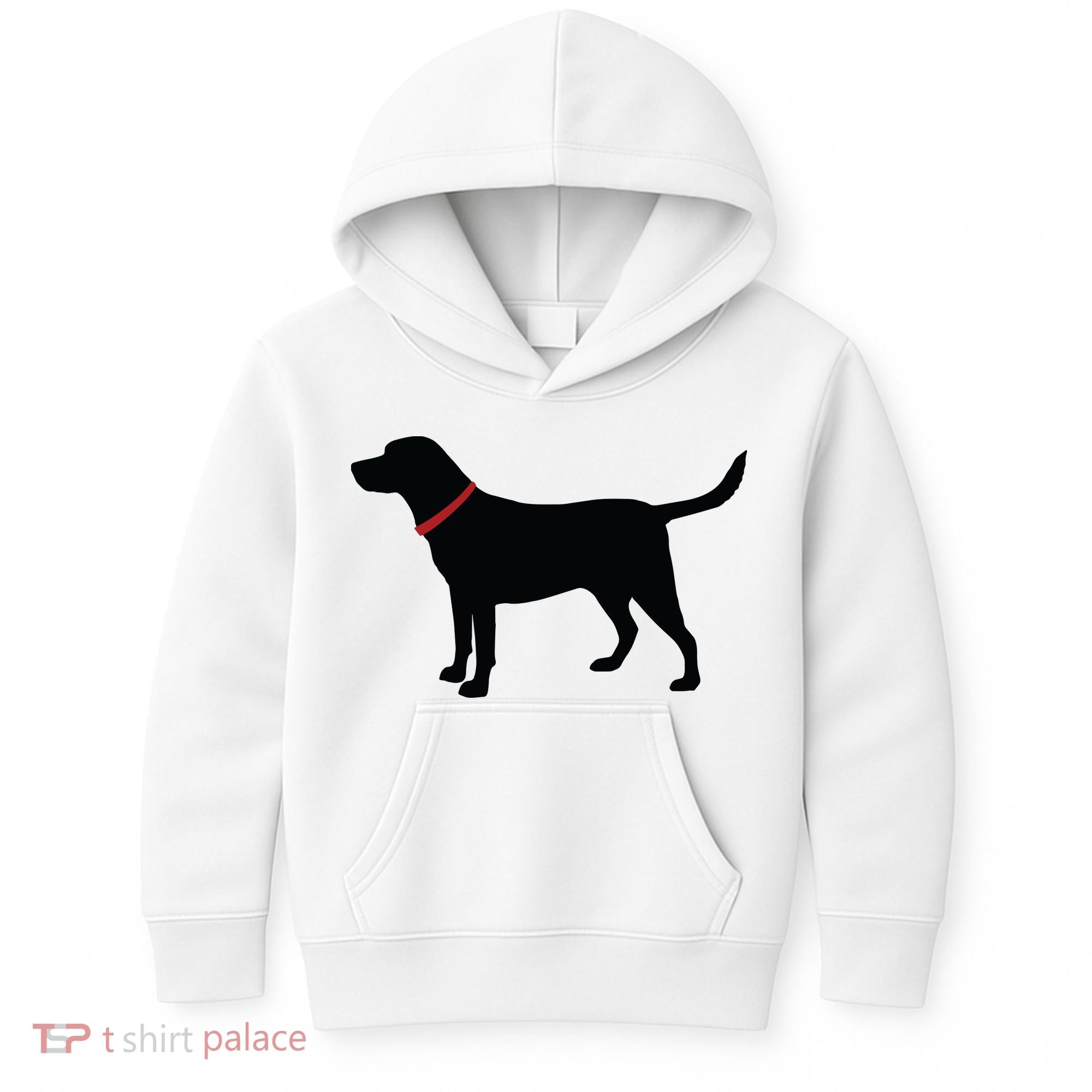 Labrador Retriever Black Kids Hoodie