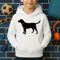 Labrador Retriever Black Kids Hoodie thumb 2