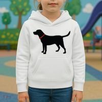 Labrador Retriever Black Kids Hoodie thumb 3