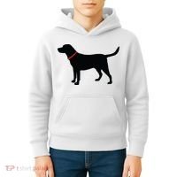 Labrador Retriever Black Kids Hoodie thumb 4