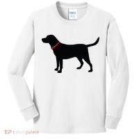 Labrador Retriever Black Kids Long Sleeve Shirt thumb 0