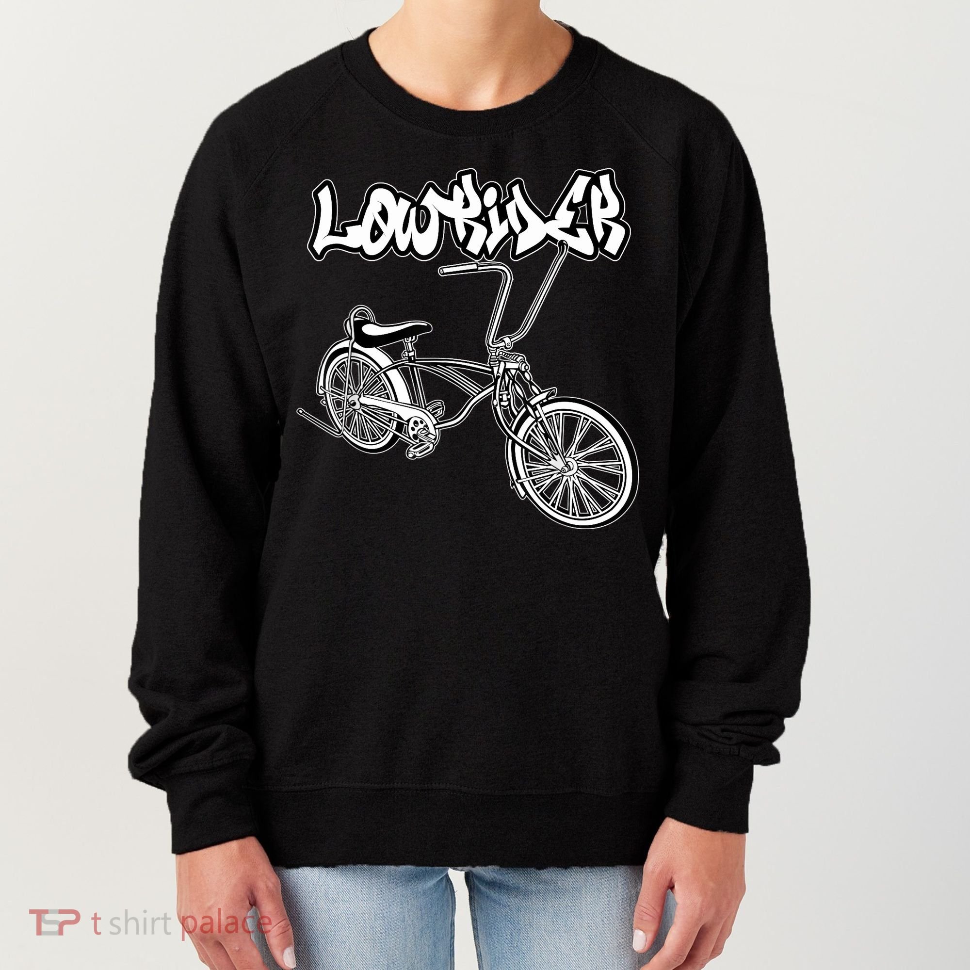 Low Rider Bicycle For . Chicano Cholo Lowrider Bike Women's Sweatshirt