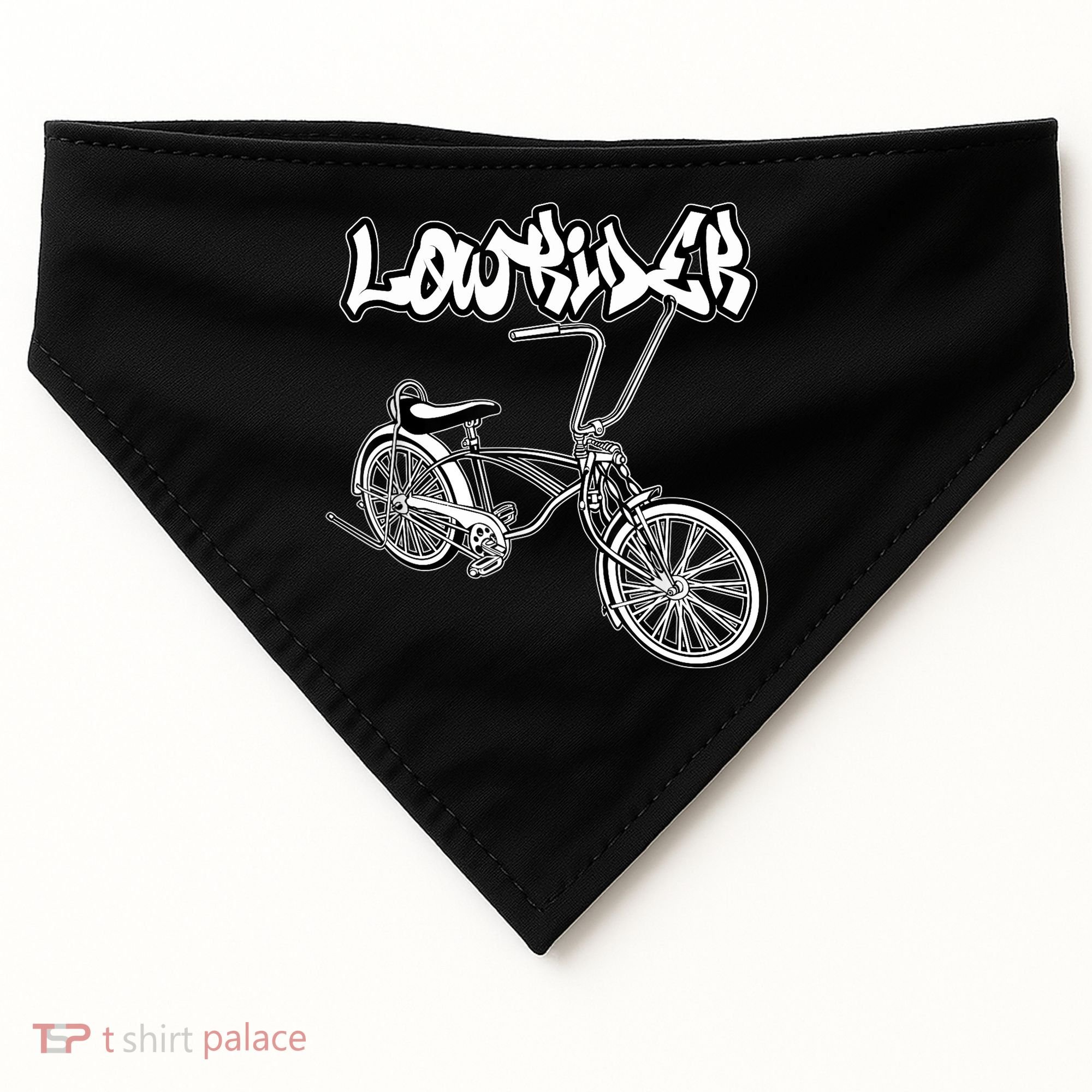 Low Rider Bicycle For . Chicano Cholo Lowrider Bike USA-Made Doggie Bandana