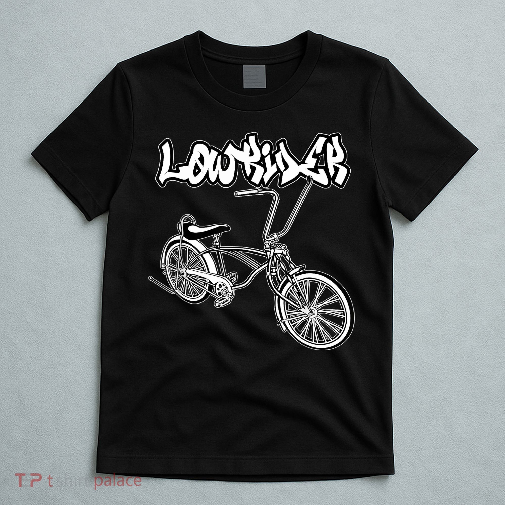 Low Rider Bicycle For . Chicano Cholo Lowrider Bike T-Shirt
