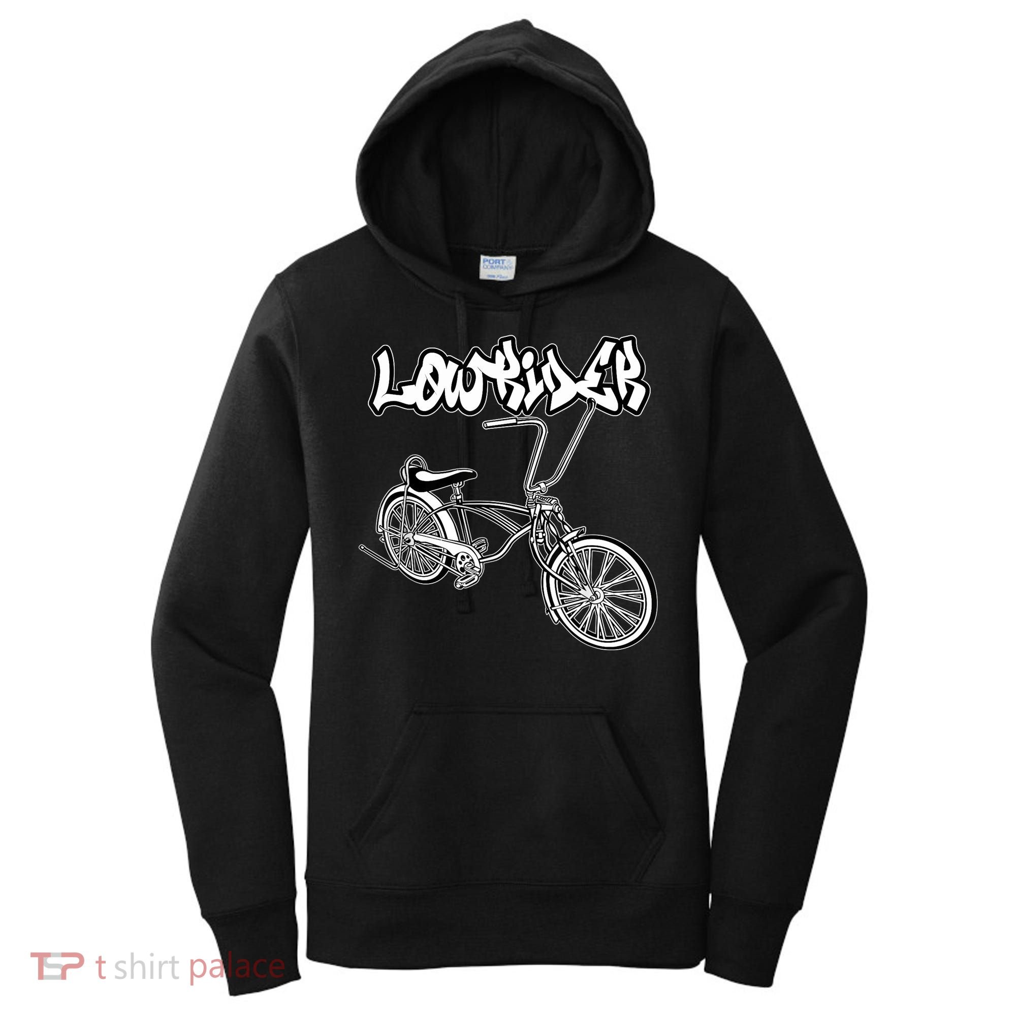 Low Rider Bicycle For . Chicano Cholo Lowrider Bike Women's Hoodie