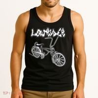 Low Rider Bicycle For . Chicano Cholo Lowrider Bike Tank Top thumb 3