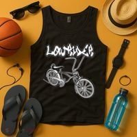 Low Rider Bicycle For . Chicano Cholo Lowrider Bike Tank Top thumb 4