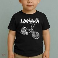 Low Rider Bicycle For . Chicano Cholo Lowrider Bike Toddler T-Shirt thumb 2