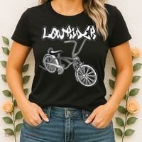 Low Rider Bicycle For . Chicano Cholo Lowrider Bike Women's T-Shirt thumb 2
