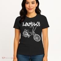 Low Rider Bicycle For . Chicano Cholo Lowrider Bike Women's T-Shirt thumb 4
