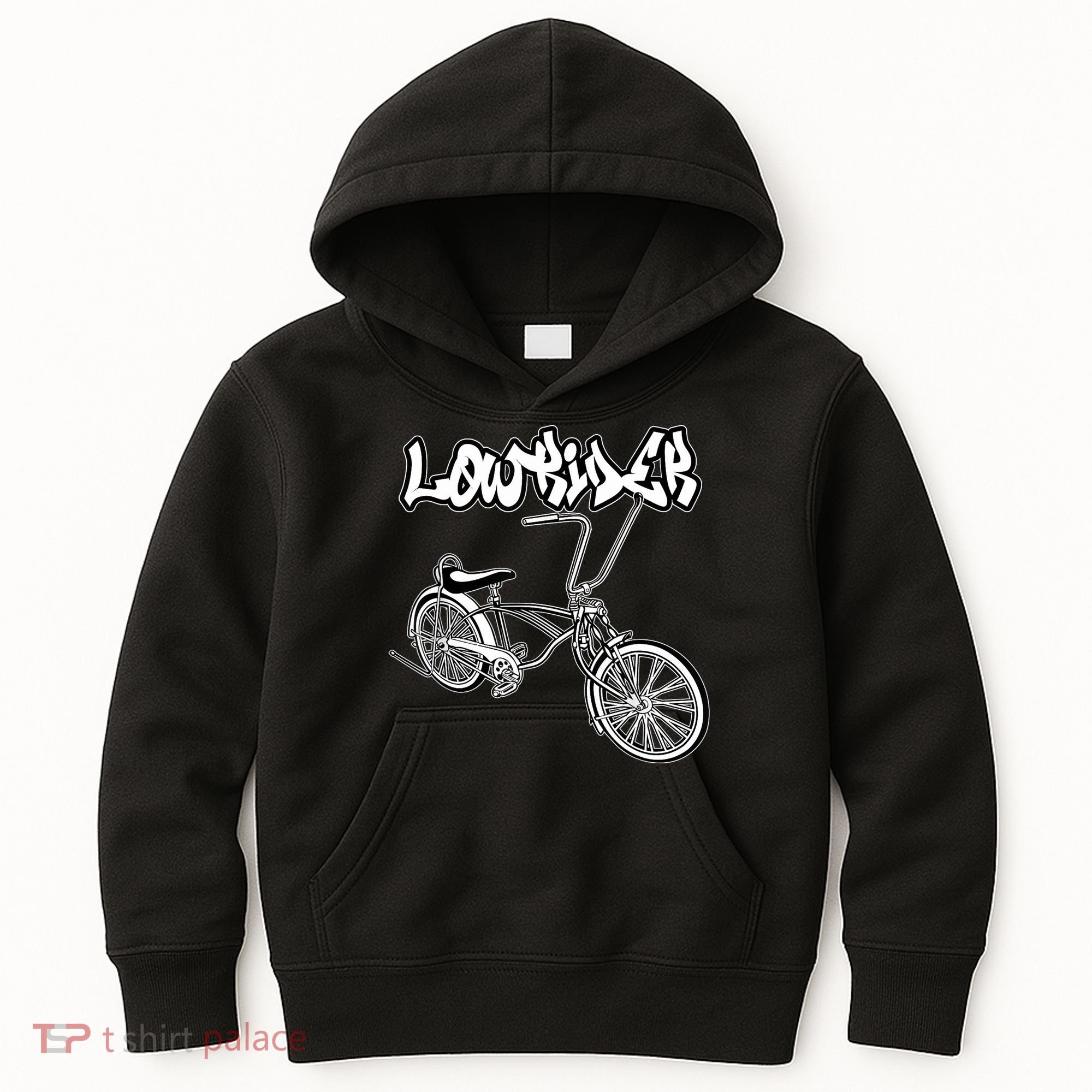 Low Rider Bicycle For . Chicano Cholo Lowrider Bike Kids Hoodie