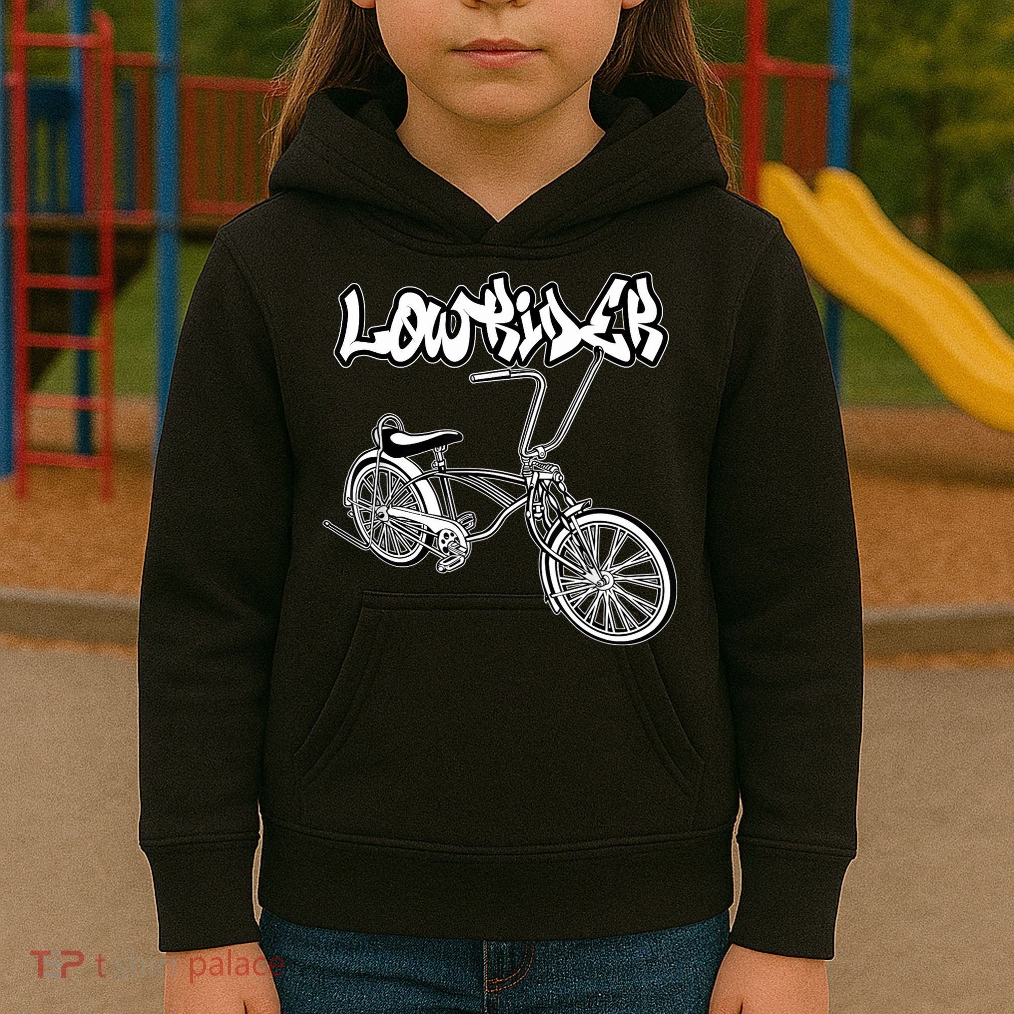 Low Rider Bicycle For . Chicano Cholo Lowrider Bike Kids Hoodie