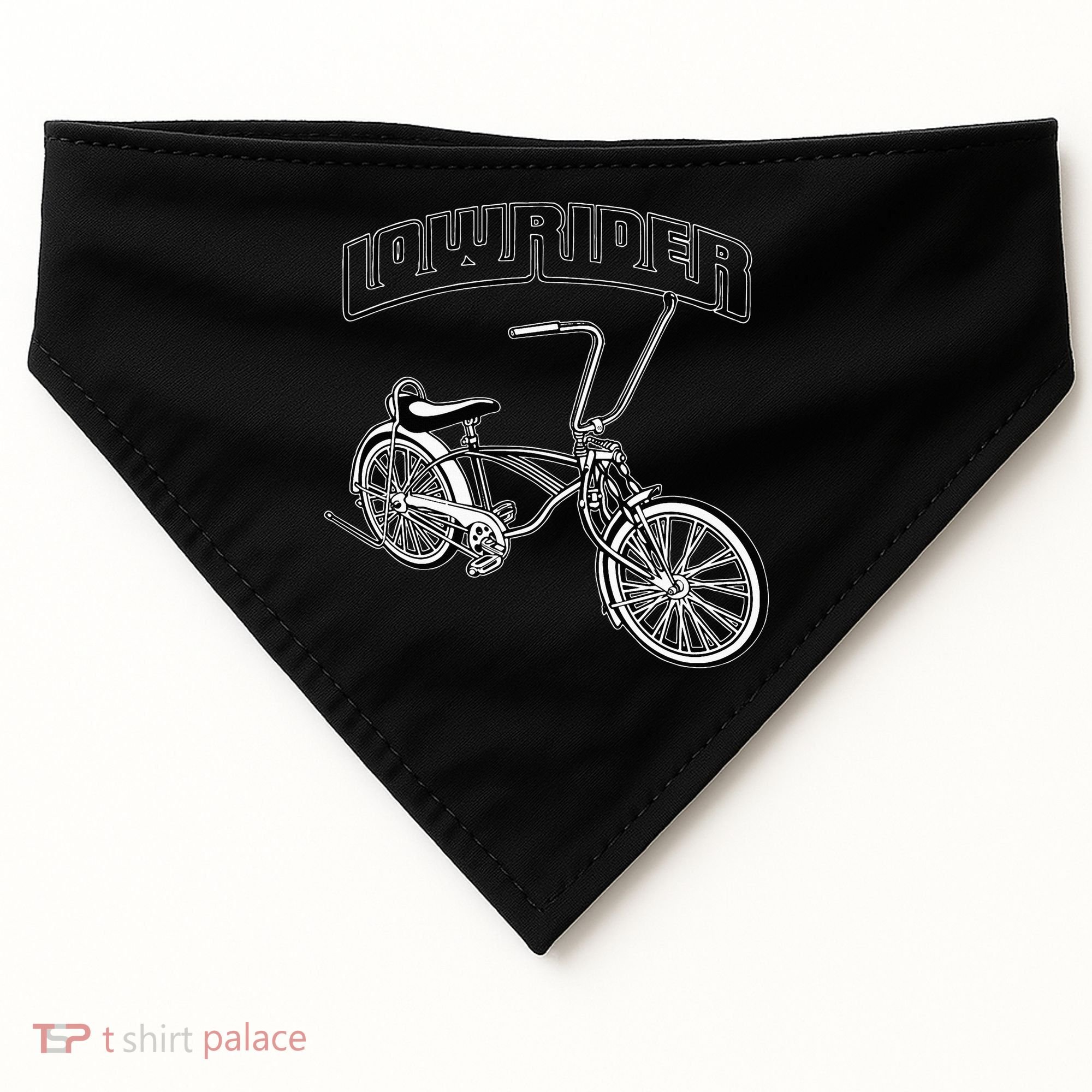 Low Rider Bicycle For Chicano Cholo Lowrider Bike USA-Made Doggie Bandana