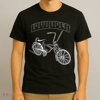 Low Rider Bicycle For Chicano Cholo Lowrider Bike T-Shirt thumb 3