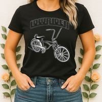 Low Rider Bicycle For Chicano Cholo Lowrider Bike Women's T-Shirt thumb 2