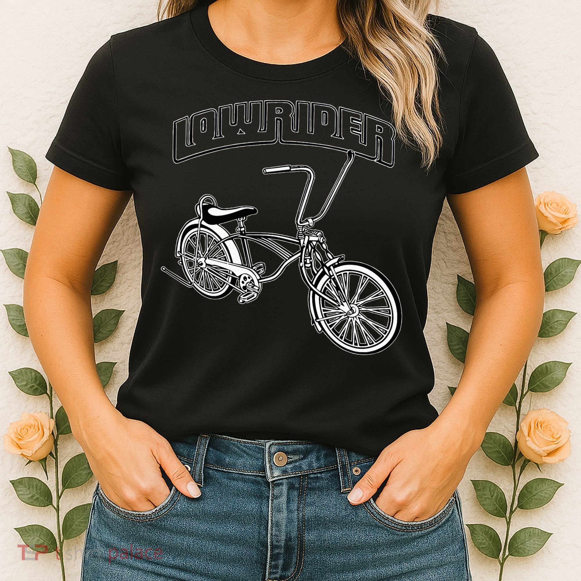 Low Rider Bicycle For Chicano Cholo Lowrider Bike Women's T-Shirt
