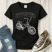 Low Rider Bicycle For Chicano Cholo Lowrider Bike Women's T-Shirt thumb 3