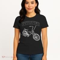 Low Rider Bicycle For Chicano Cholo Lowrider Bike Women's T-Shirt thumb 4