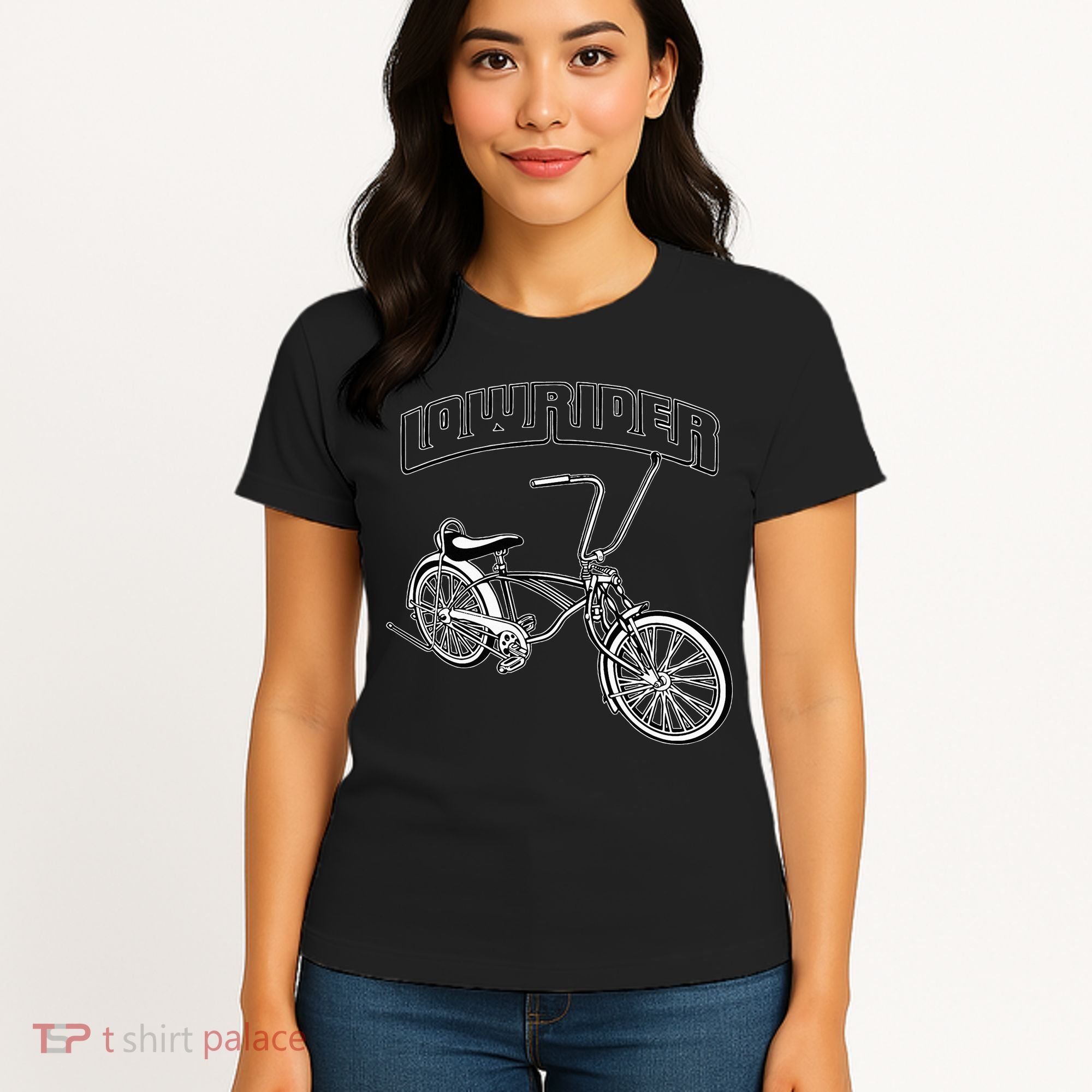 Low Rider Bicycle For Chicano Cholo Lowrider Bike Women's T-Shirt