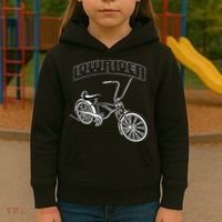 Low Rider Bicycle For Chicano Cholo Lowrider Bike Kids Hoodie thumb 3