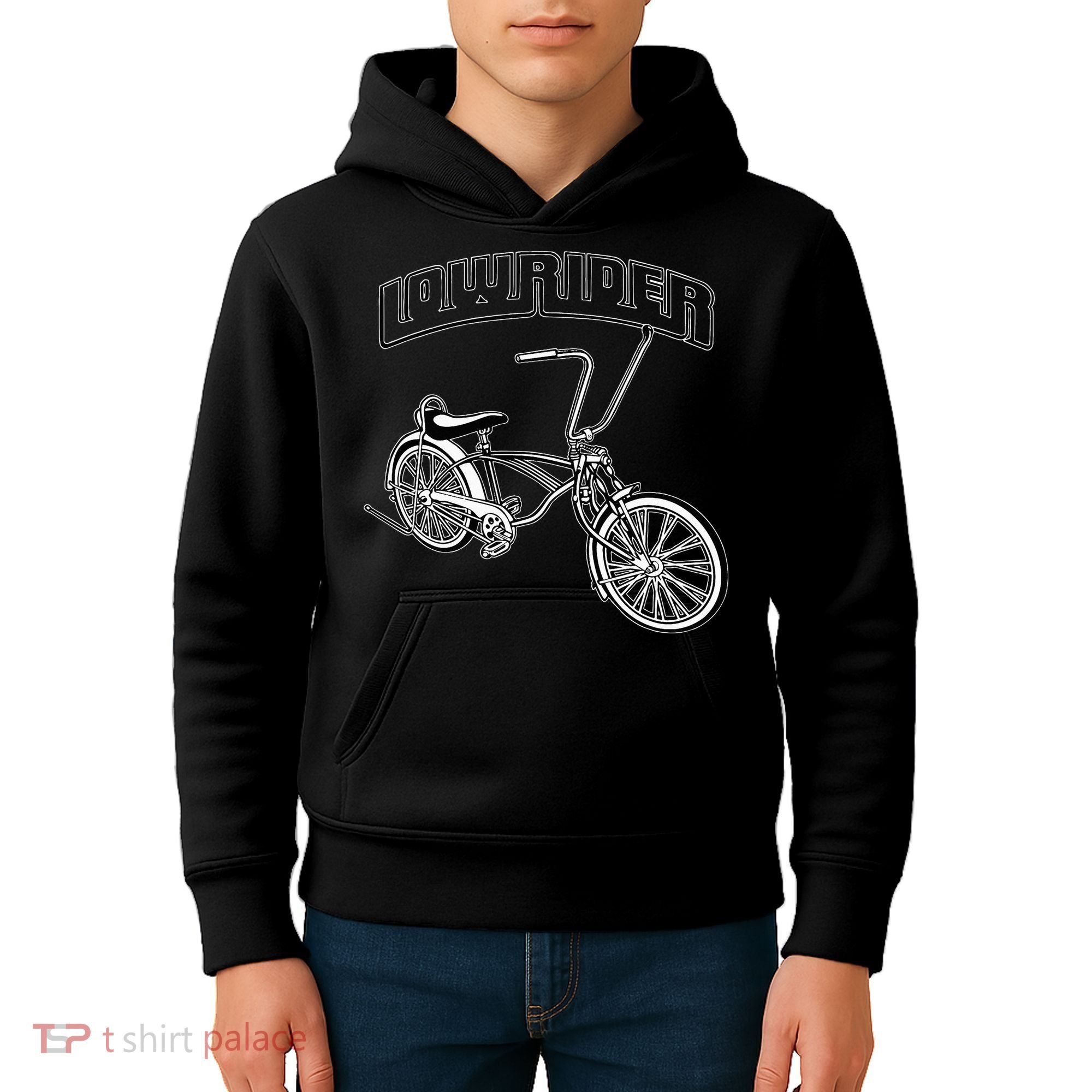 Low Rider Bicycle For Chicano Cholo Lowrider Bike Kids Hoodie
