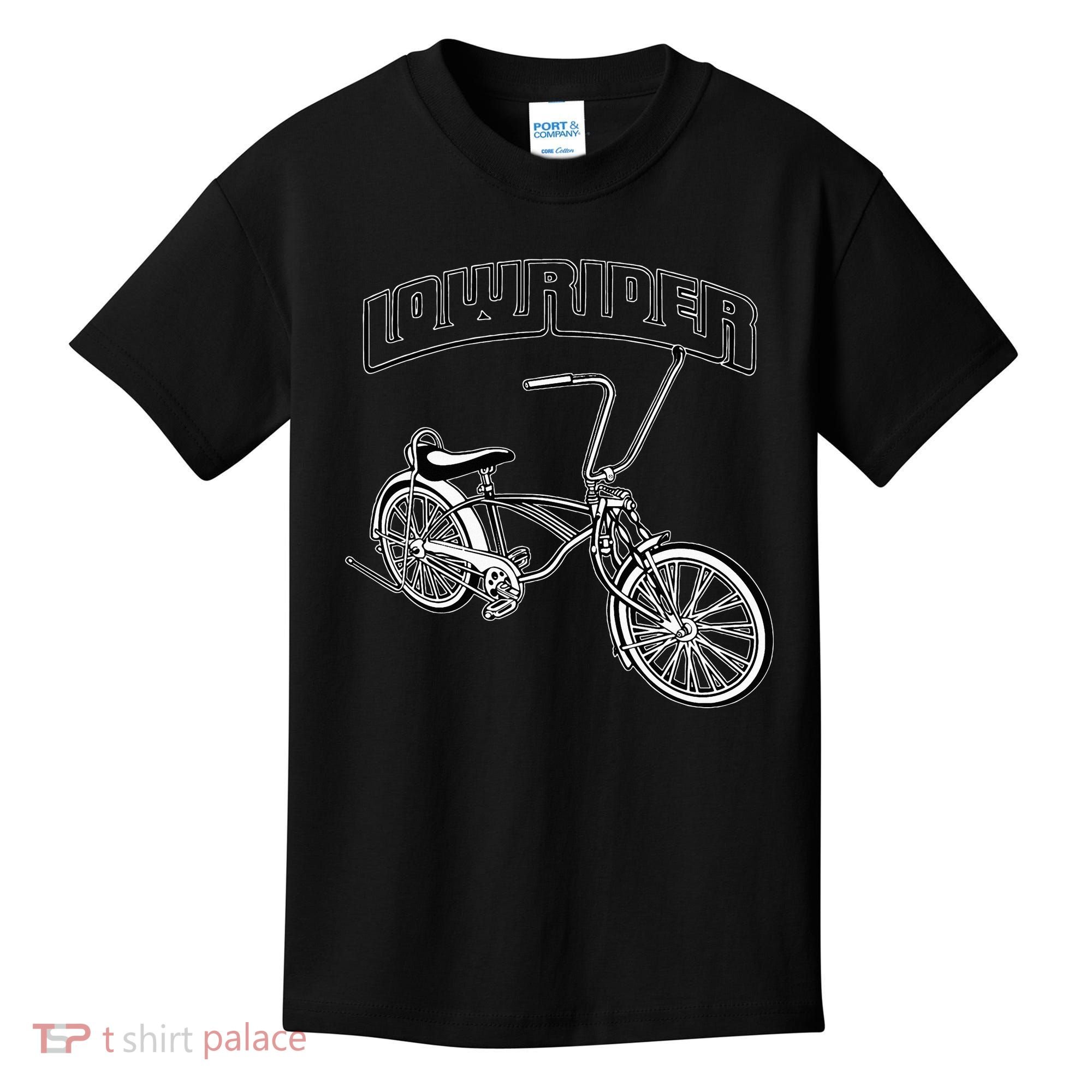 Low Rider Bicycle For Chicano Cholo Lowrider Bike Kids T-Shirt