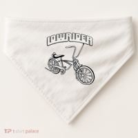 Low Rider Bicycle Chicano Cholo Lowrider Bike USA-Made Doggie Bandana thumb 0