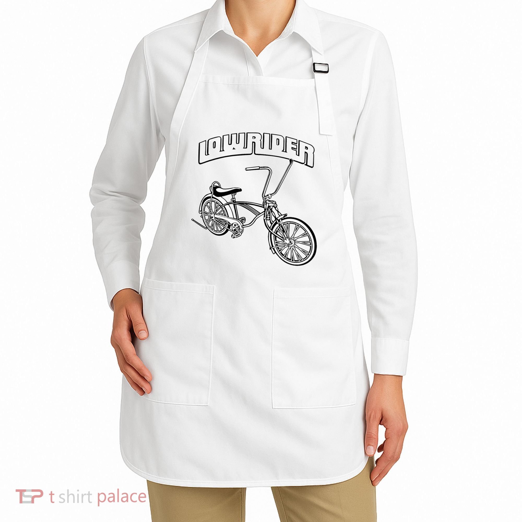 Low Rider Bicycle Chicano Cholo Lowrider Bike Apron