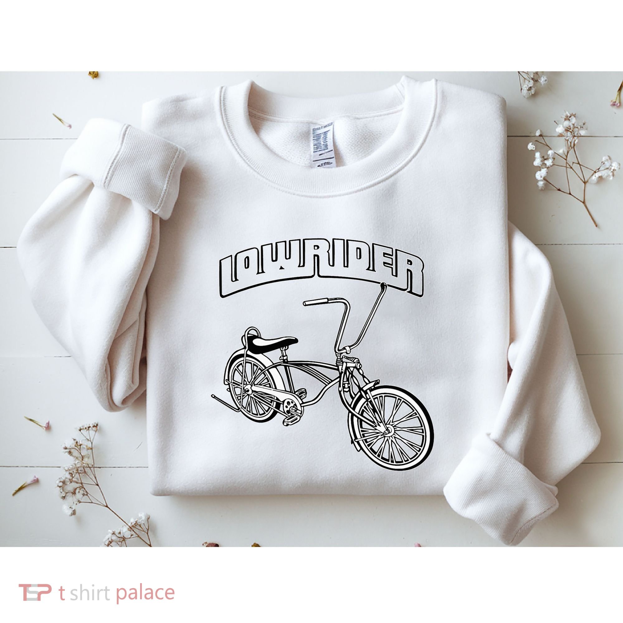 Low Rider Bicycle Chicano Cholo Lowrider Bike Sweatshirt