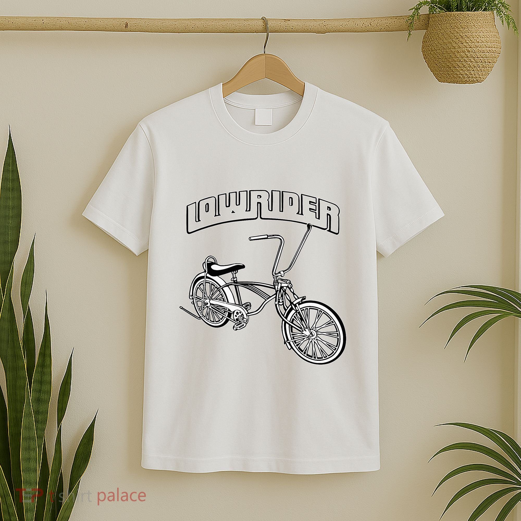 Low Rider Bicycle Chicano Cholo Lowrider Bike T-Shirt
