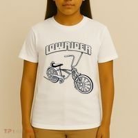 Low Rider Bicycle Chicano Cholo Lowrider Bike T-Shirt thumb 4