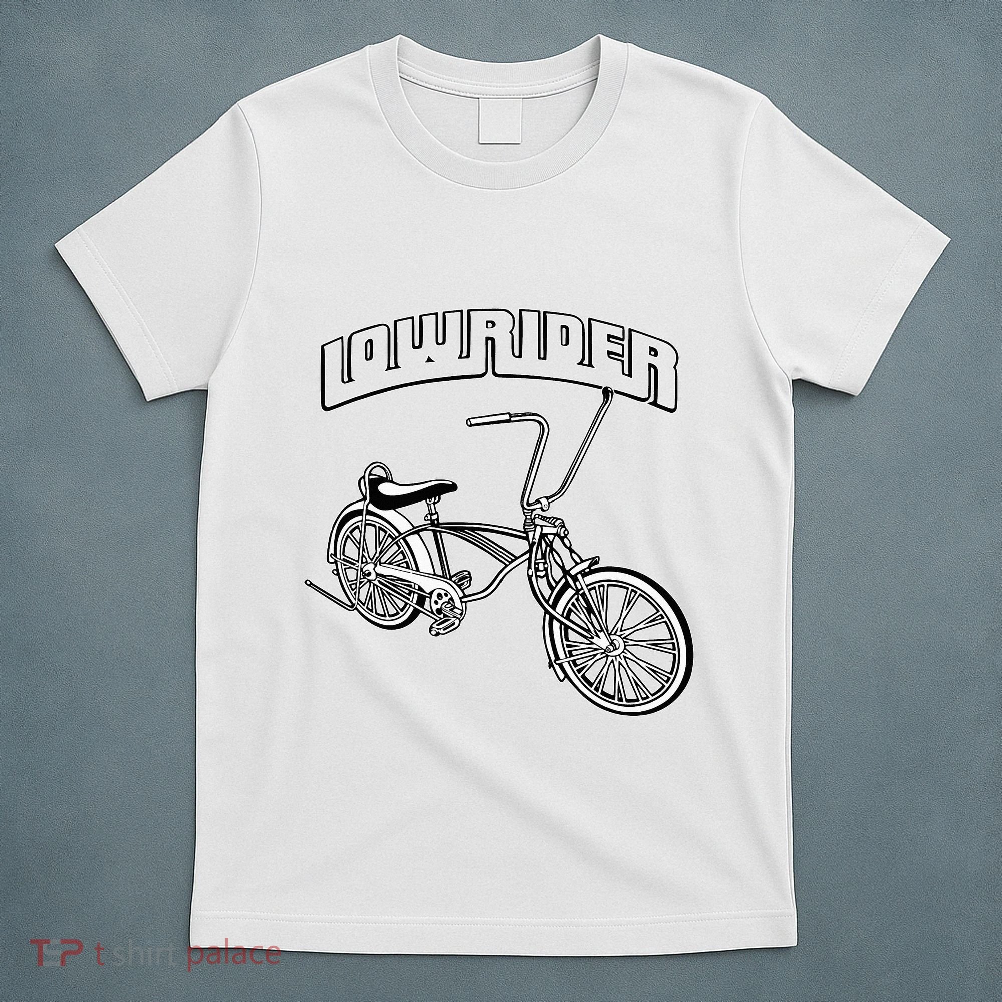 Low Rider Bicycle Chicano Cholo Lowrider Bike T-Shirt