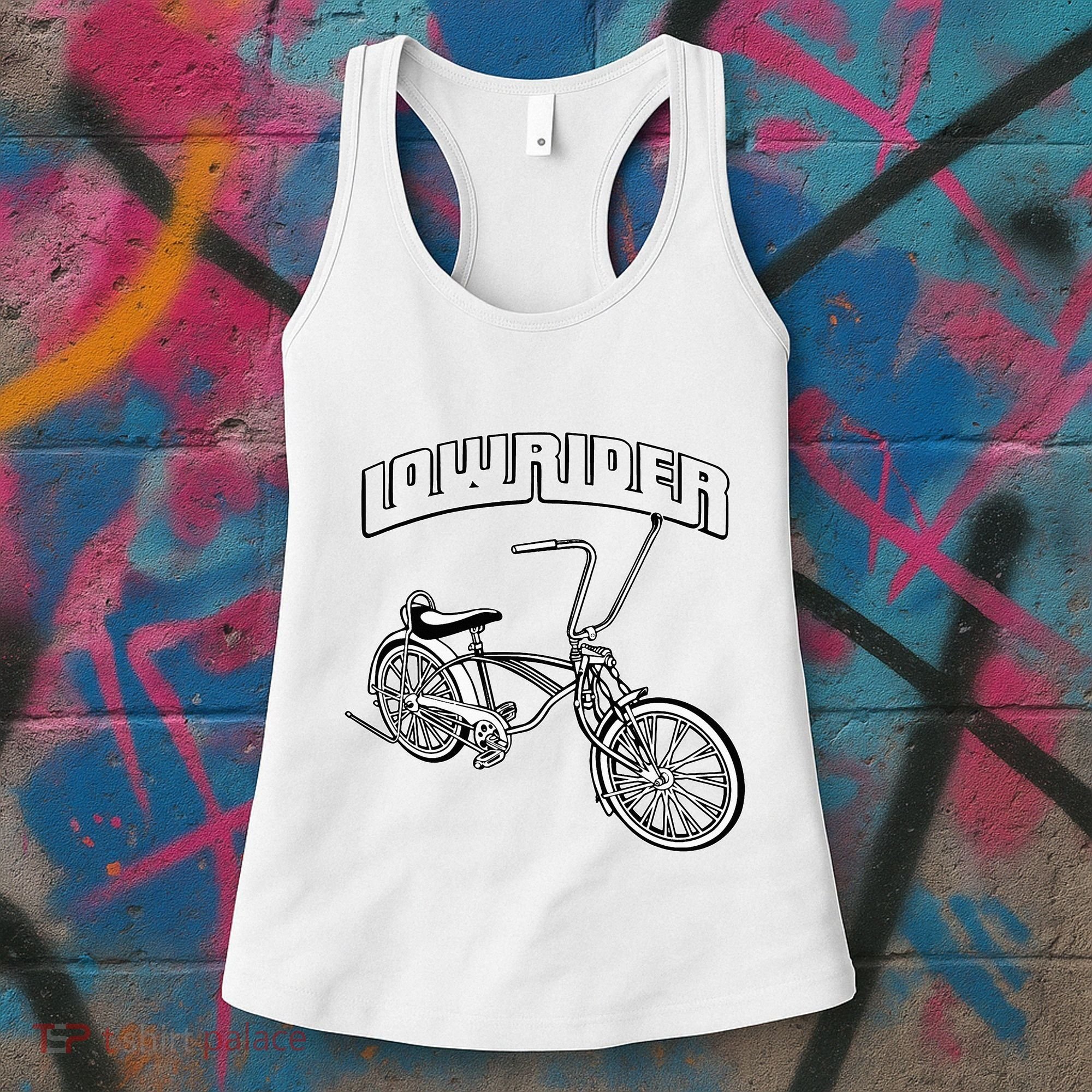 Low Rider Bicycle Chicano Cholo Lowrider Bike Women's Tank Top