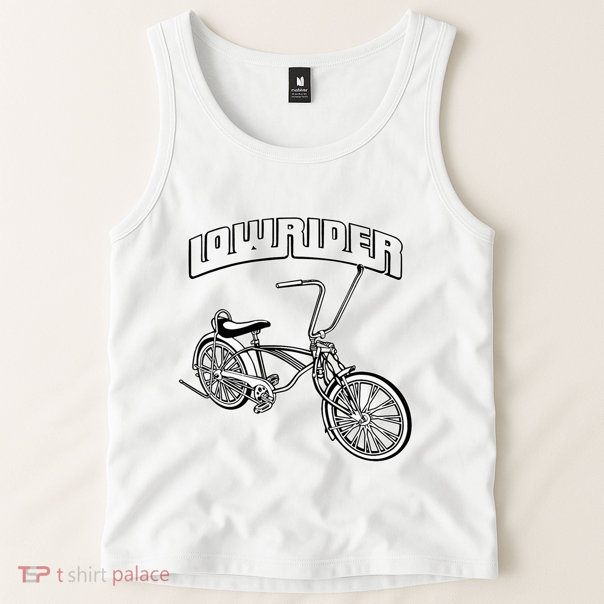 Low Rider Bicycle Chicano Cholo Lowrider Bike Tank Top