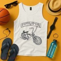 Low Rider Bicycle Chicano Cholo Lowrider Bike Tank Top thumb 4