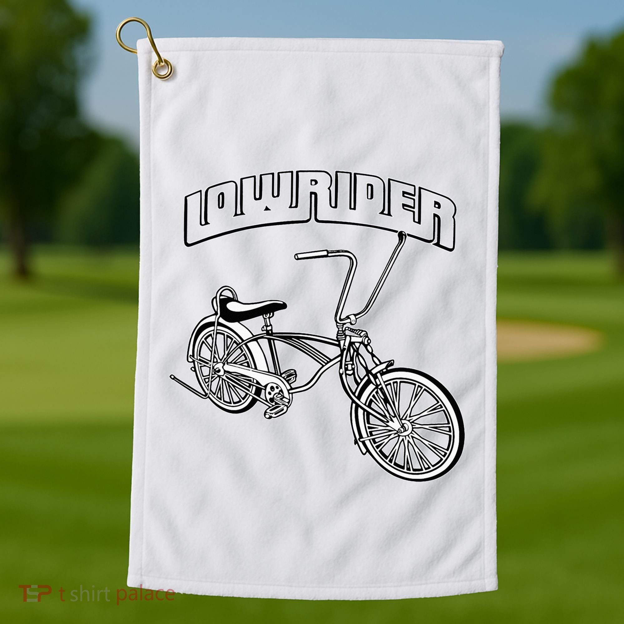 Low Rider Bicycle Chicano Cholo Lowrider Bike Golf Towel