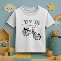 Low Rider Bicycle Chicano Cholo Lowrider Bike Toddler T-Shirt thumb 3