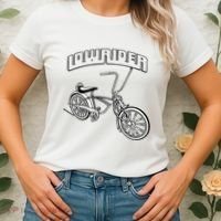 Low Rider Bicycle Chicano Cholo Lowrider Bike Women's T-Shirt thumb 2
