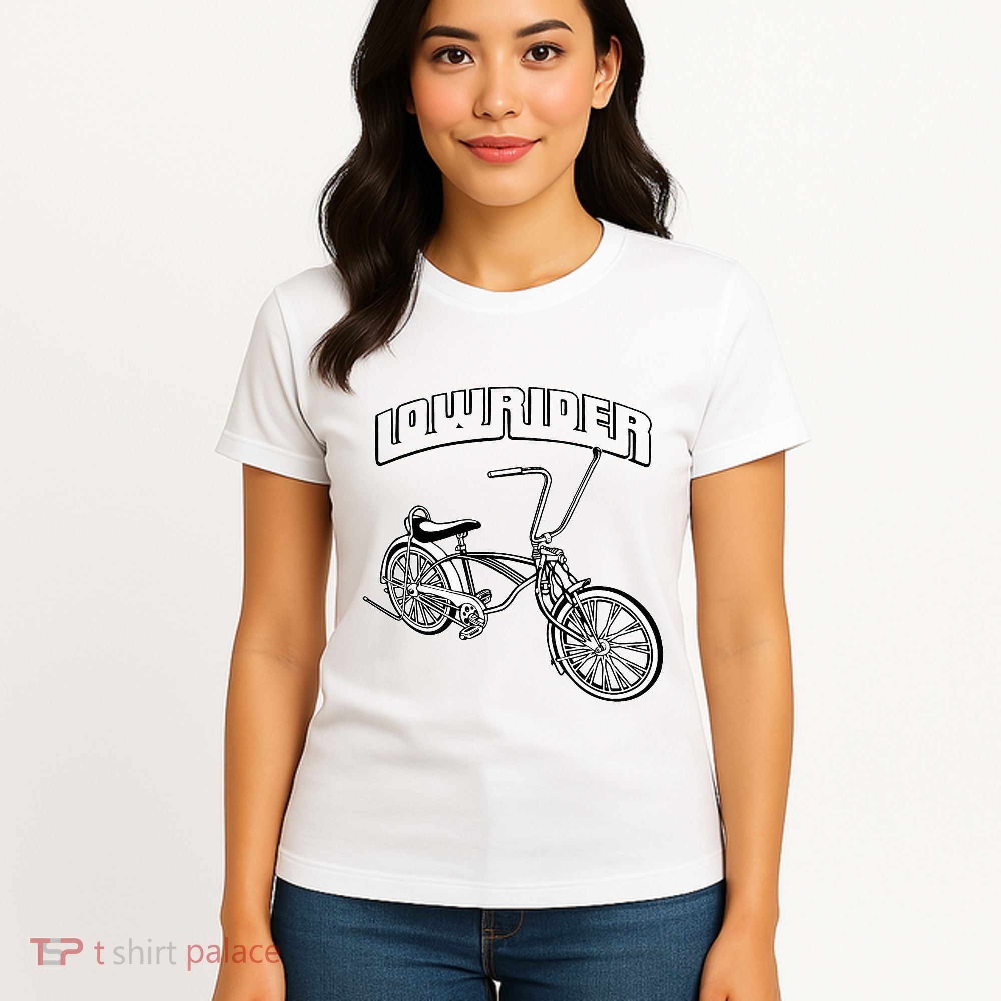 Low Rider Bicycle Chicano Cholo Lowrider Bike Women's T-Shirt