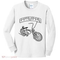 Low Rider Bicycle Chicano Cholo Lowrider Bike Kids Long Sleeve Shirt thumb 0